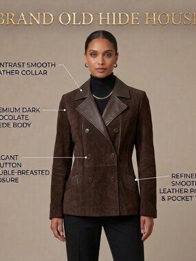 Old Hide House Suede Leather Jacket